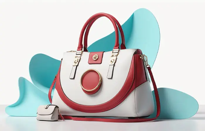 Beautiful Modern Handbag 3D Picture Design Artwork Illustration image